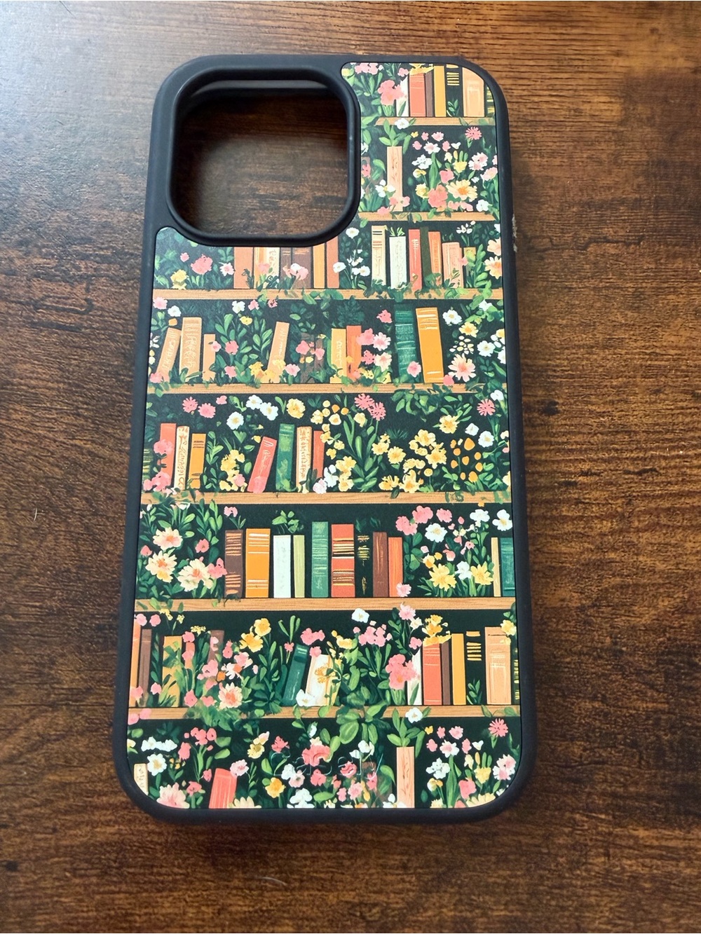 CASELY Align Floral Bookshelf Pattern iPhone 15 Pro Max Case